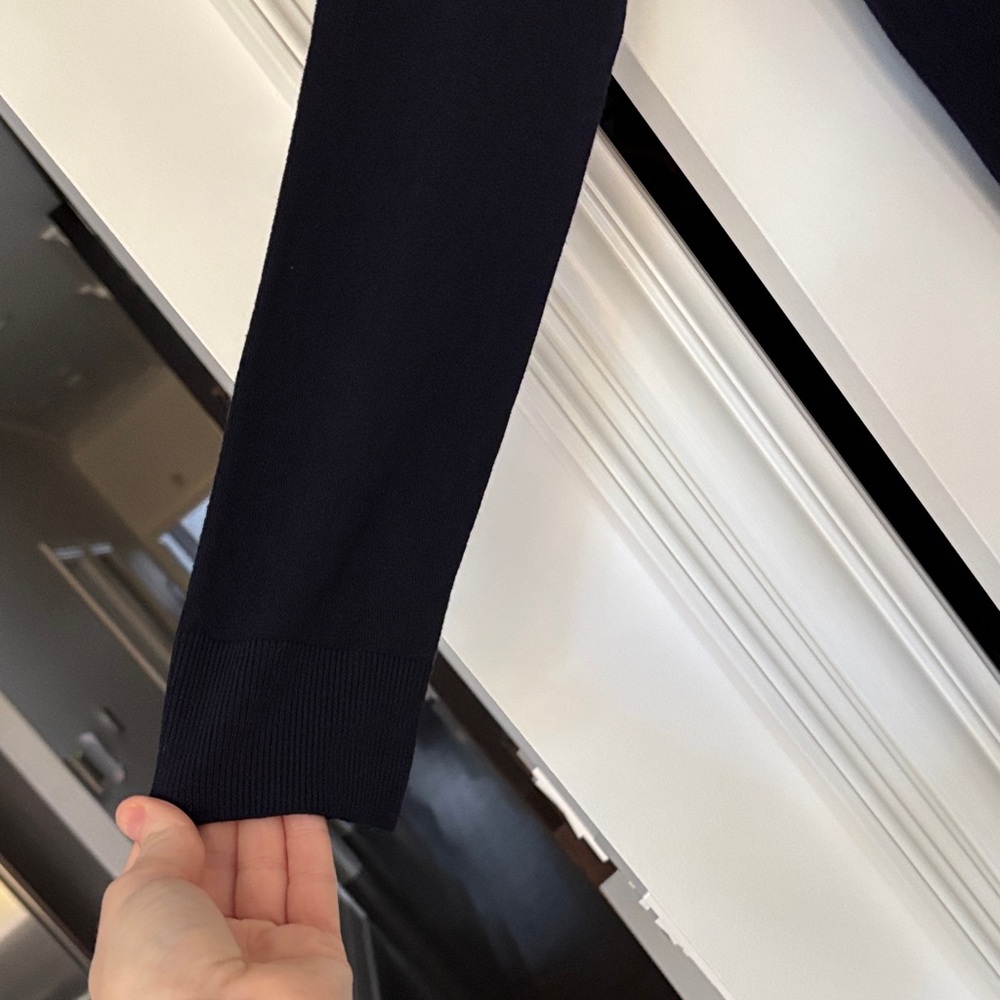 Ralph Lauren Navy Slim Fit Sweater - Picture 3 of 9